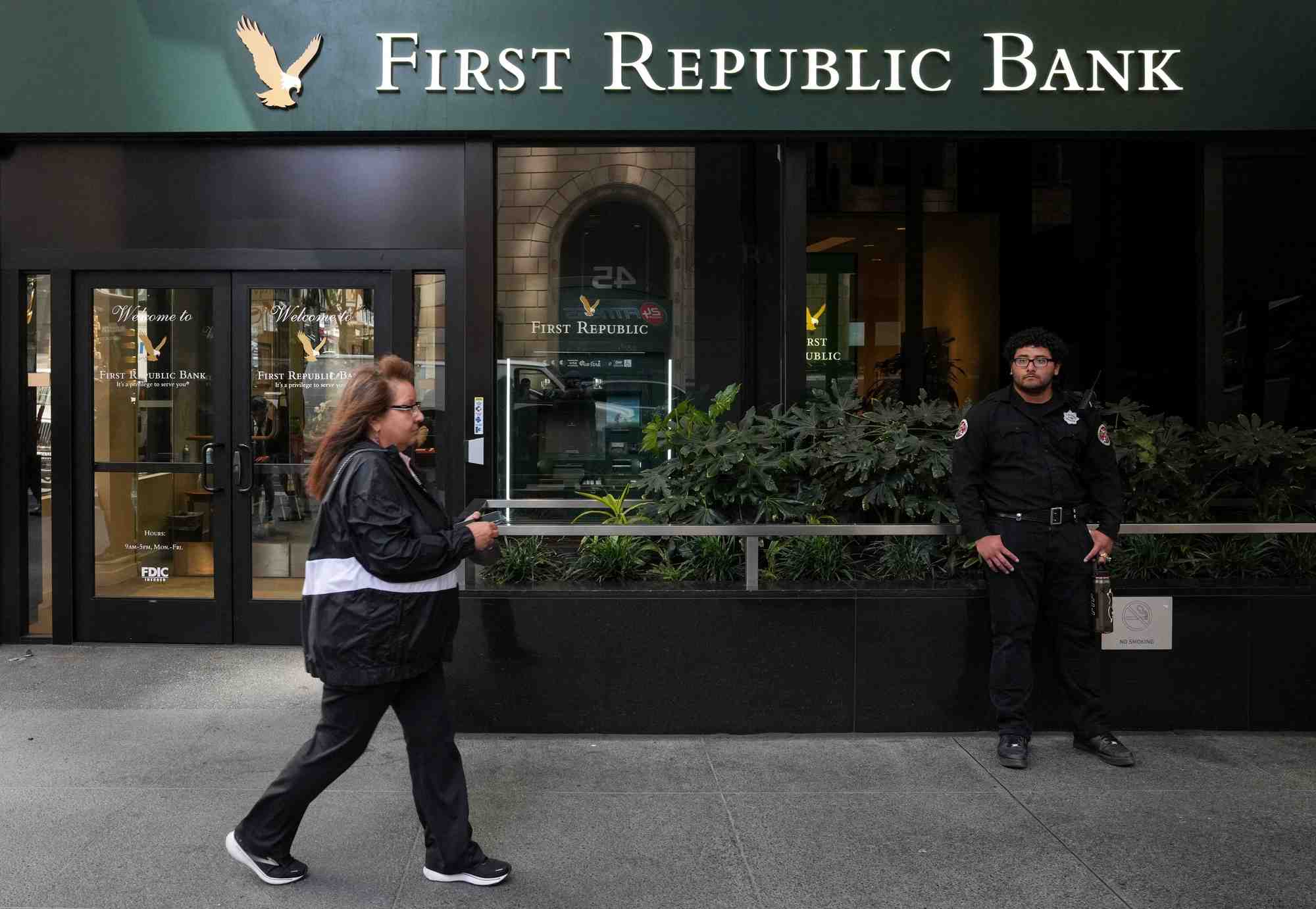 Une succursale de first republic bank a san francisco