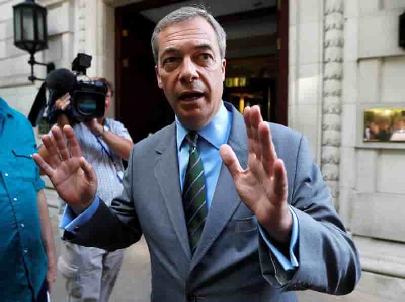 Enquete russe: farage (ex-ukip) dement avoir ete contacte par le fbi