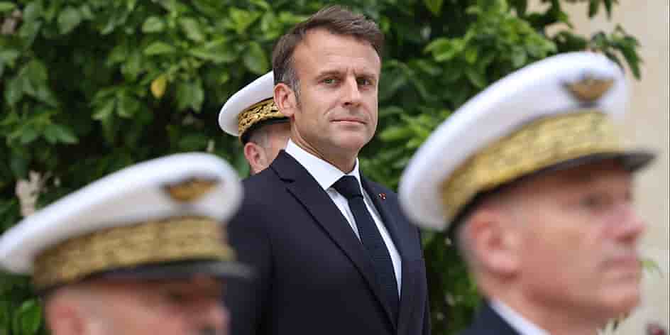 Le président à l’Élysée, le 2 juillet.