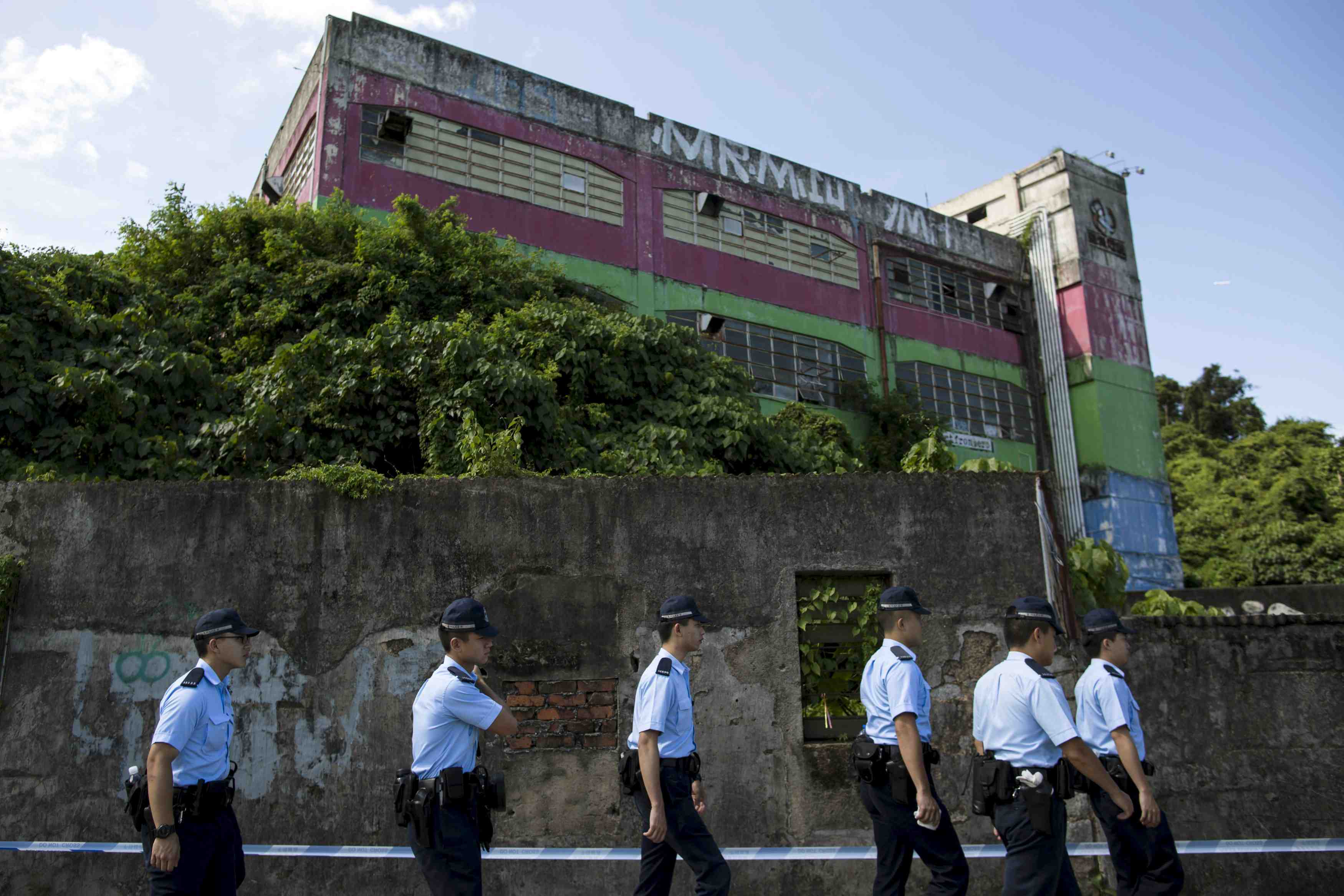 Saisie d'explosifs a hong kong