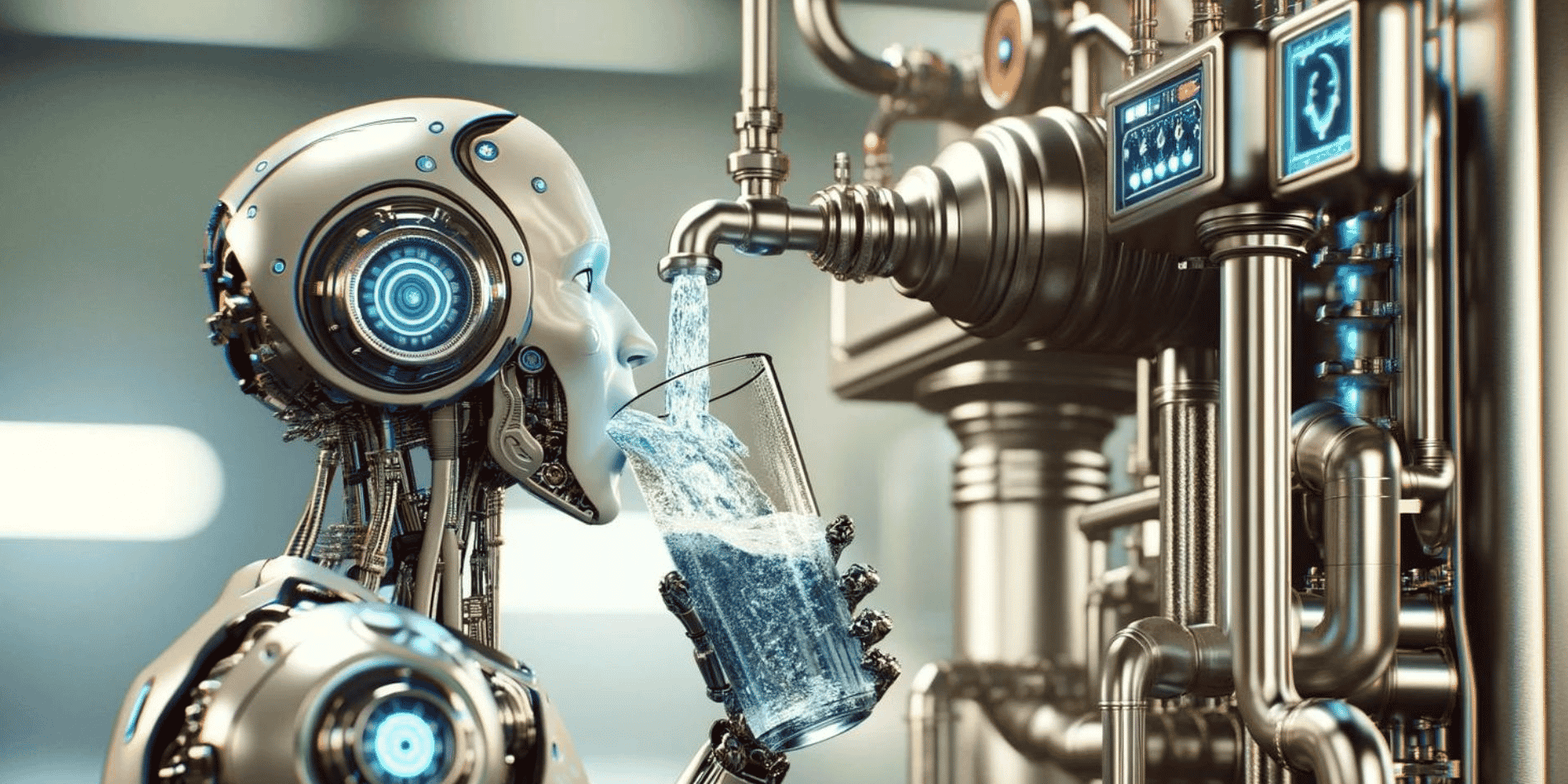 Si la consommation en électricité des IA commence à être un sujet bien pris en compte, leur consommation en eau l'est en effet nettement moins. (image d'illustration)