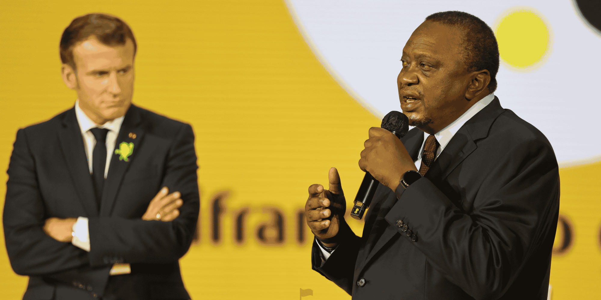 kenyatta macron paris 2 octobre 2020