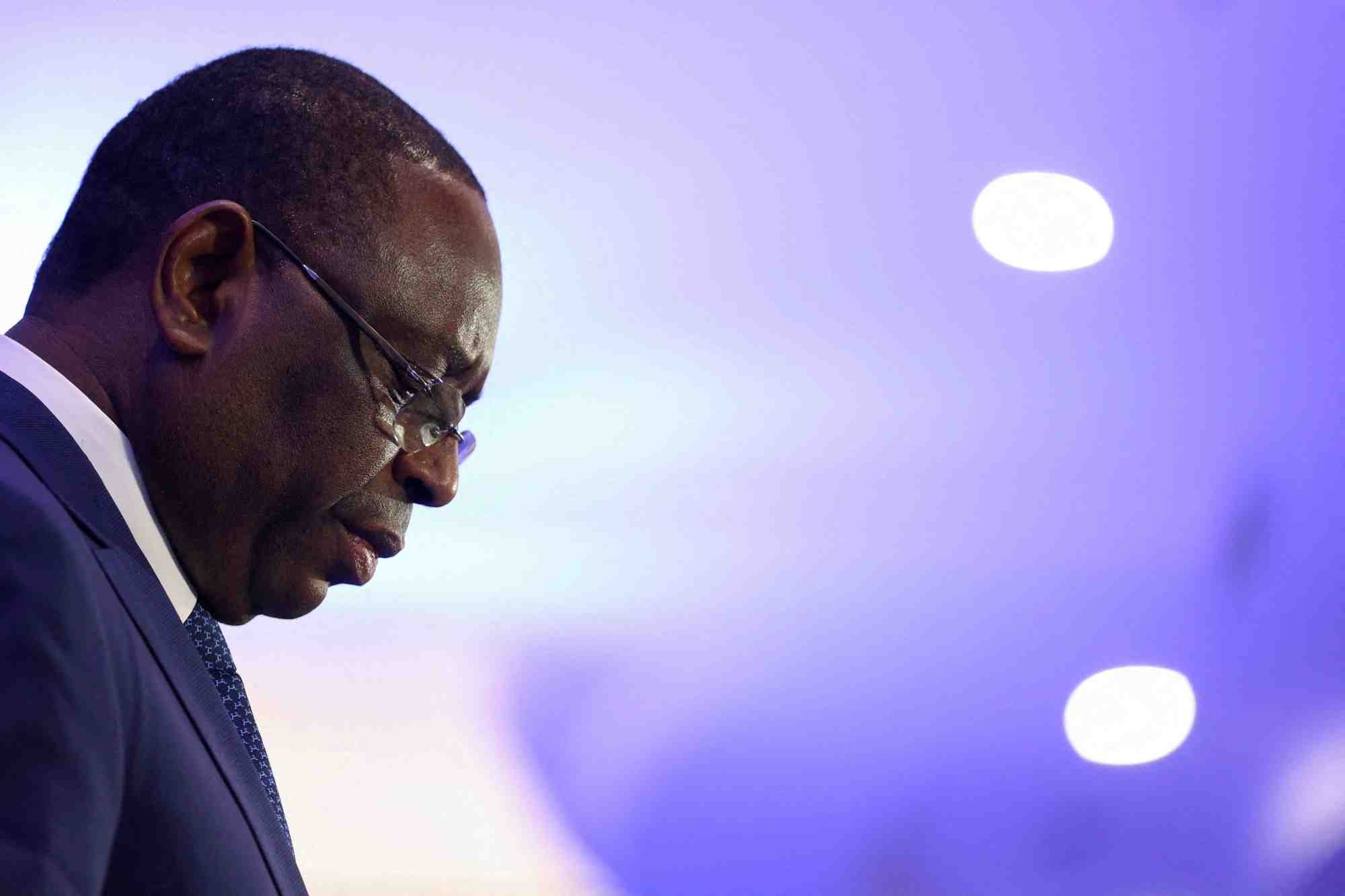 Photo d'archives du president senegalais, macky sall