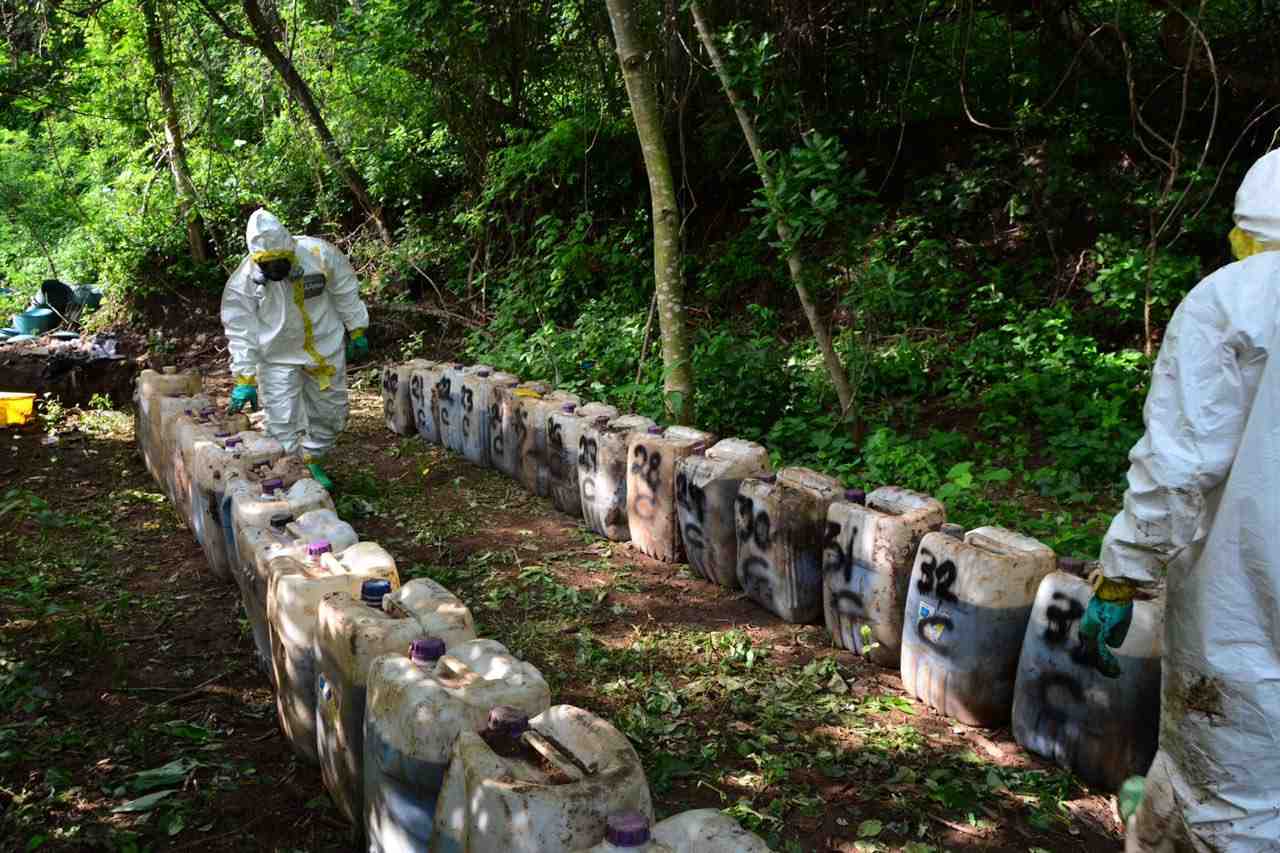Cinquante tonnes de methamphetamine detruites au mexique