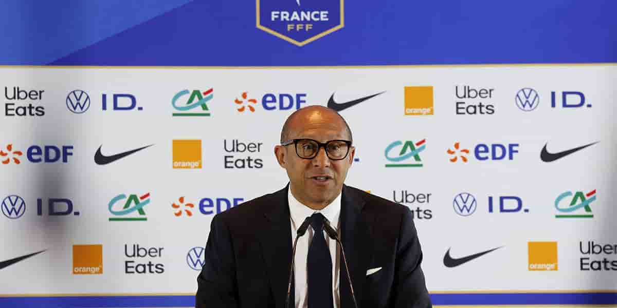 Philippe Diallo durant une conférence de presse, le 18 juin 2024.