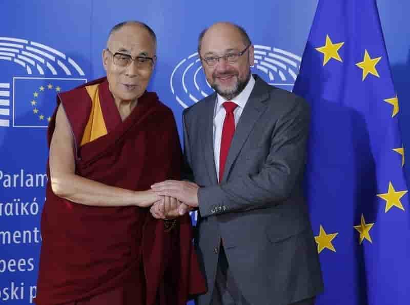 La reception du dalai-lama a strasbourg irrite la chine