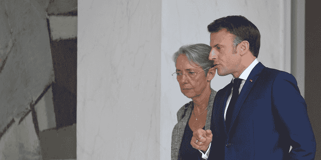 Emmanuel Macron Elisabeth Borne