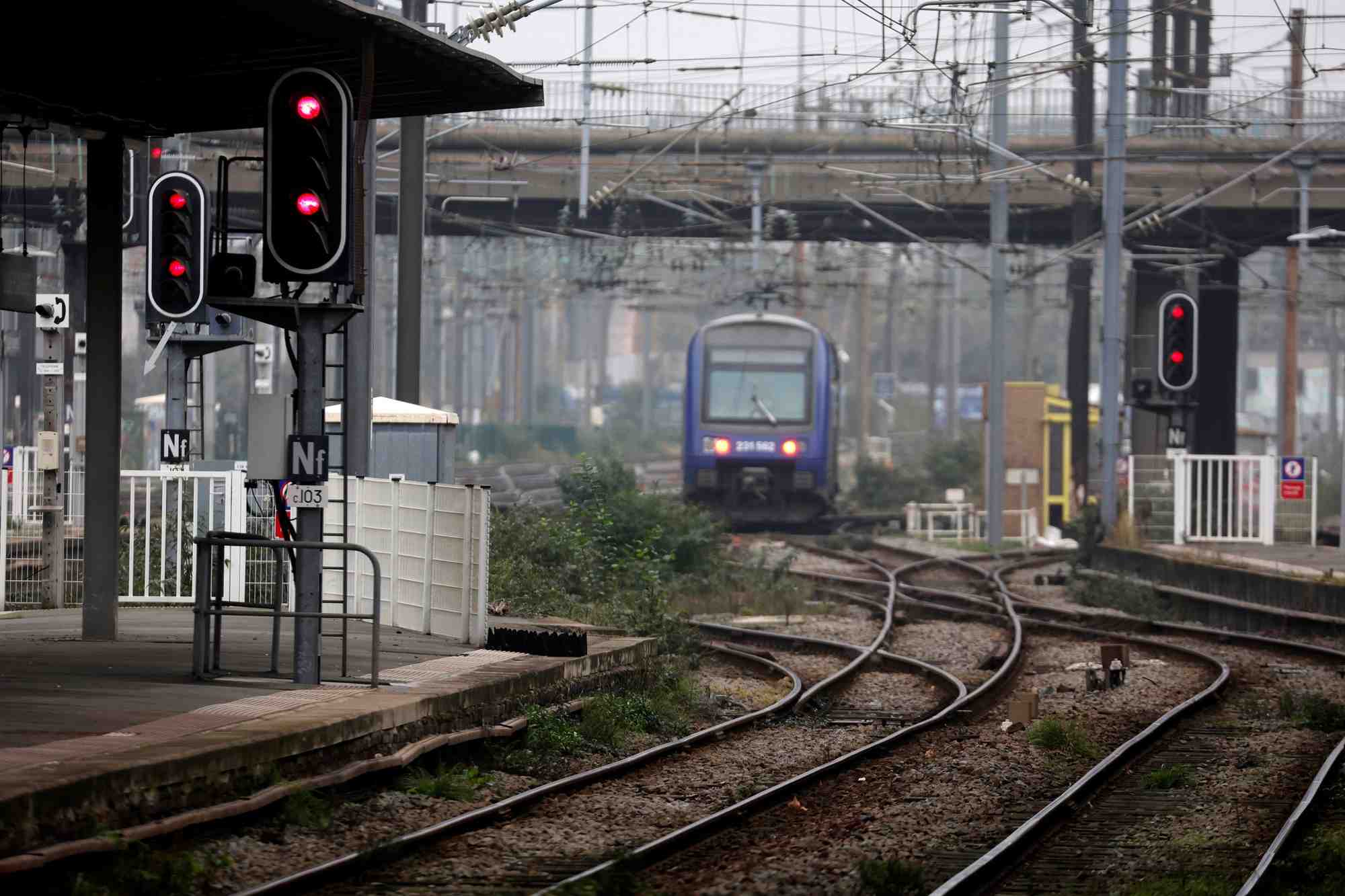 Greve des controleurs de la sncf en france