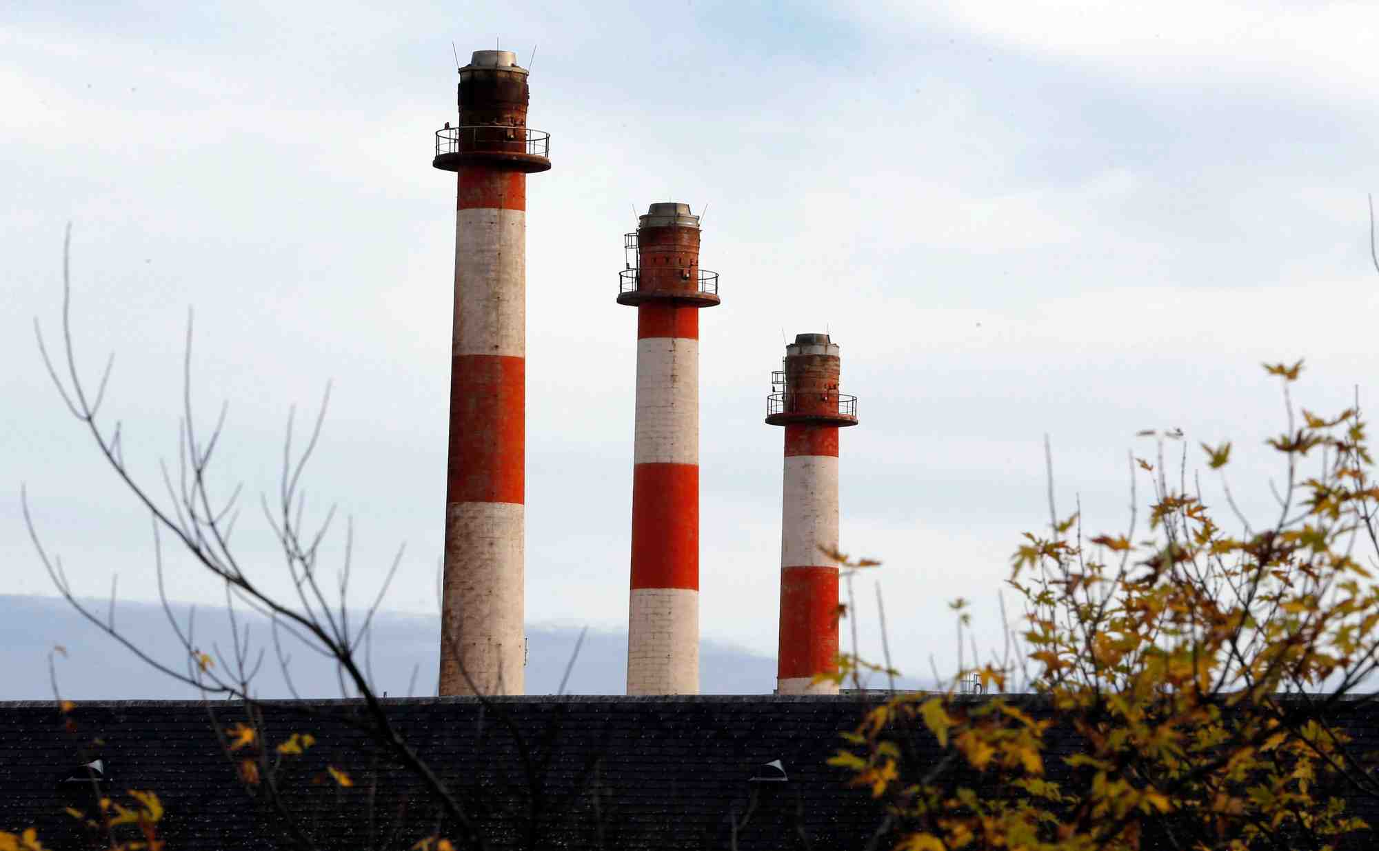 Une usine de verallia a cognac, dans le sud-ouest de la france