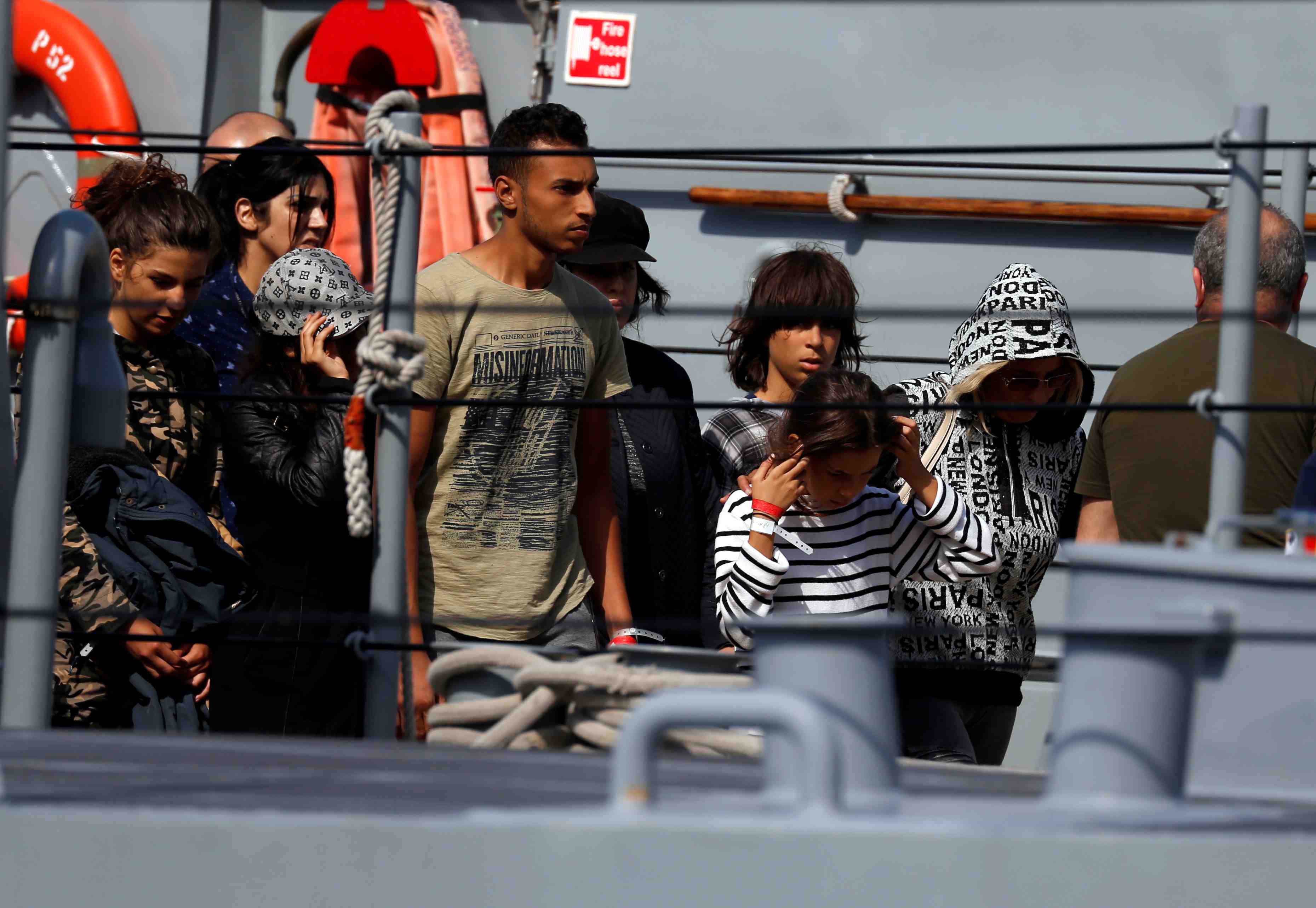 Les 58 naufrages recueillis par l'aquarius transferes a malte