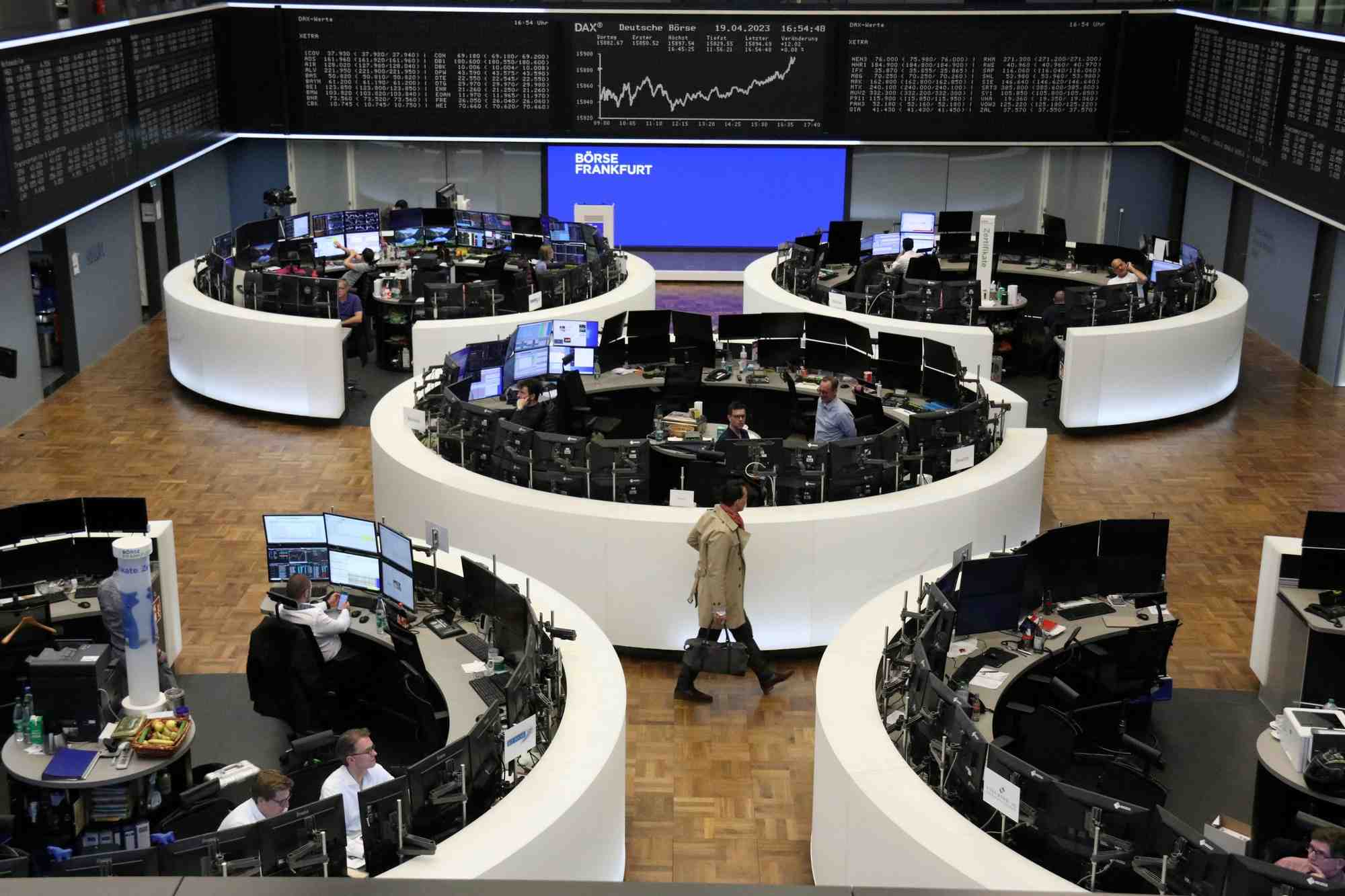 La bourse de francfort (allemagne)