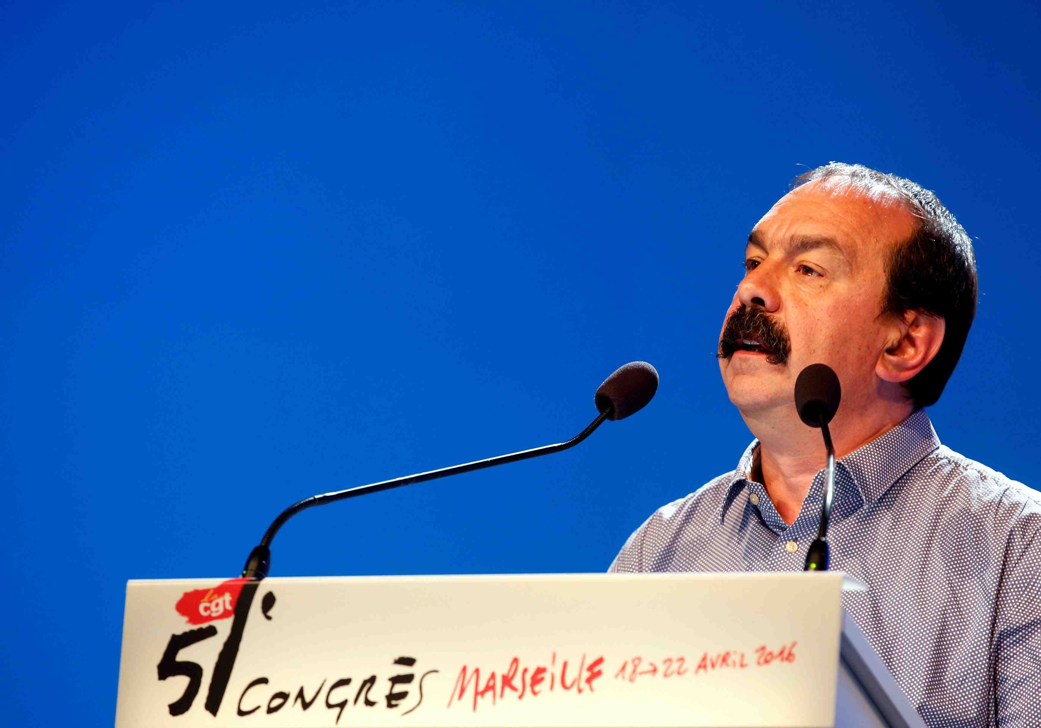 Un congres de la cgt au double enjeu