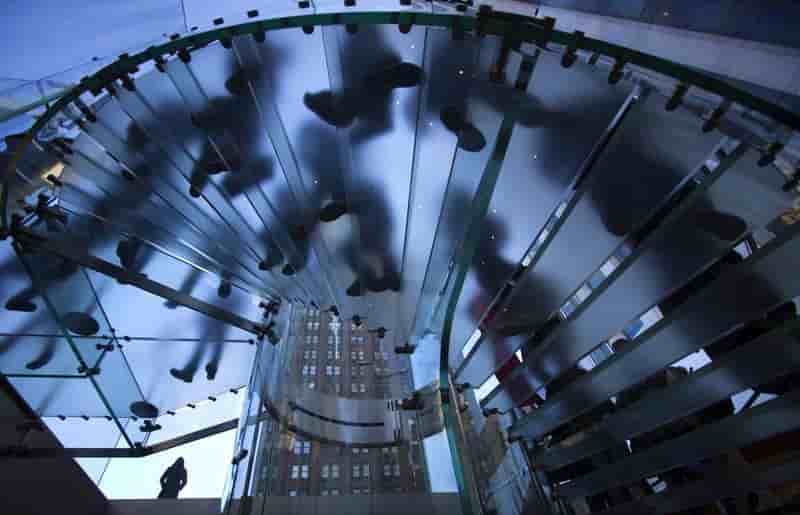 Forte croissance des services aux etats-unis
