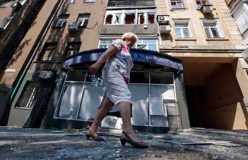 Des obus tombent près du centre de Donetsk
