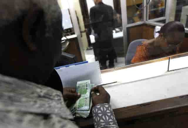 Guichet banque argent Côte d'Ivoire