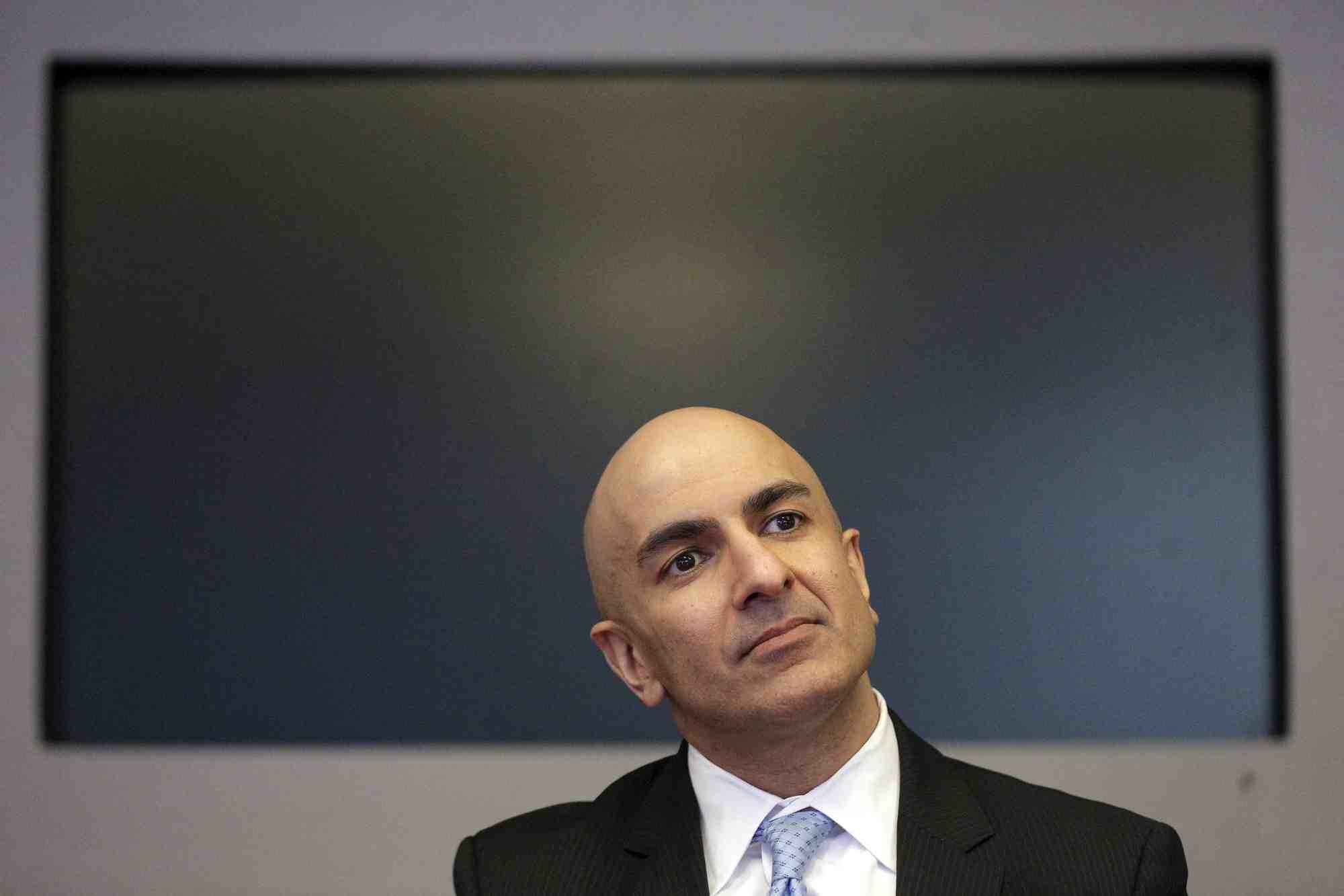 Le president de la fed de minneapolis, neel kashkari, s'exprime lors d'une interview avec reuters, a new york