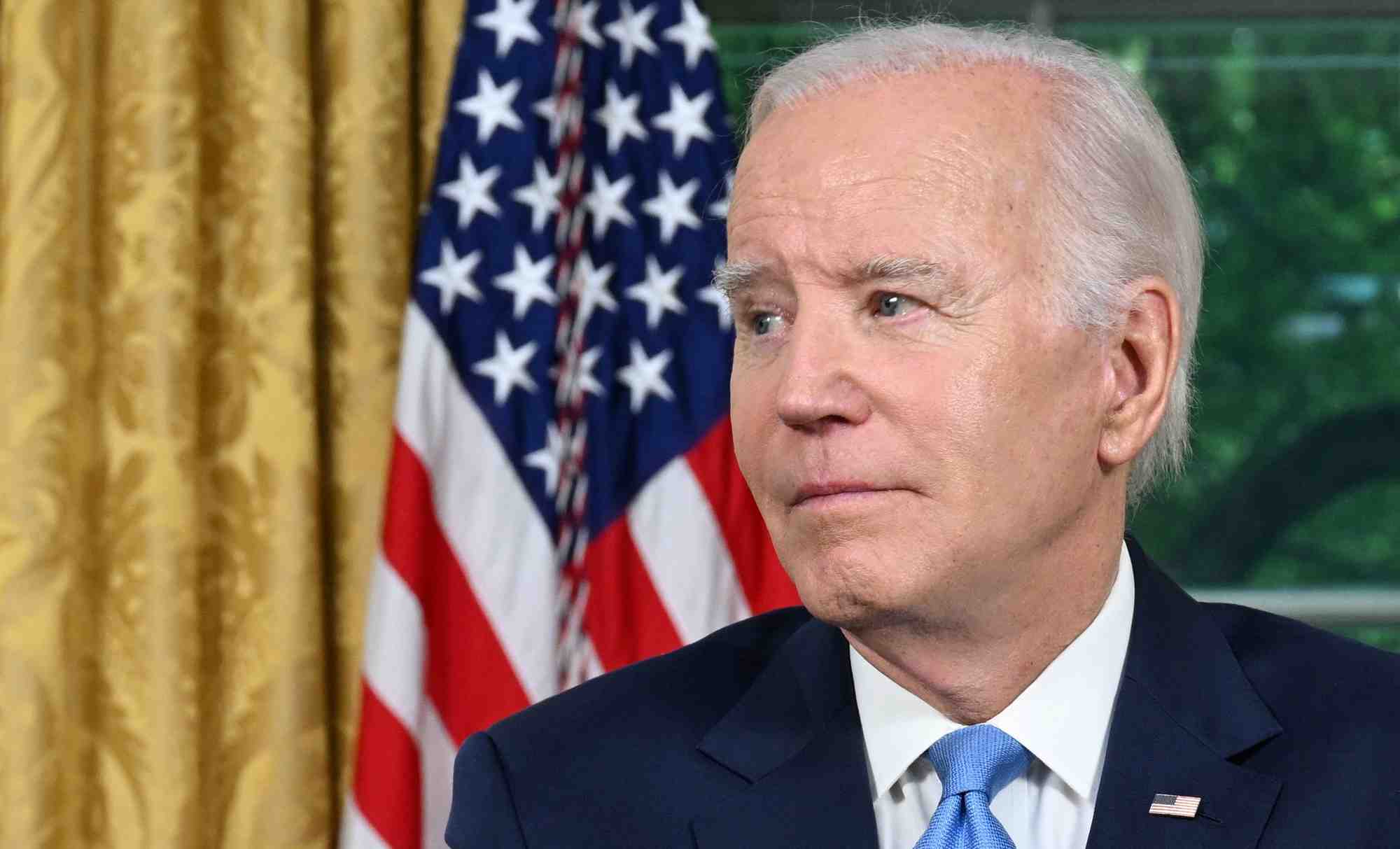 Joe biden s'exprime sur la prevention du defaut de paiement et de l'accord budgetaire bipartisan a la maison blanche
