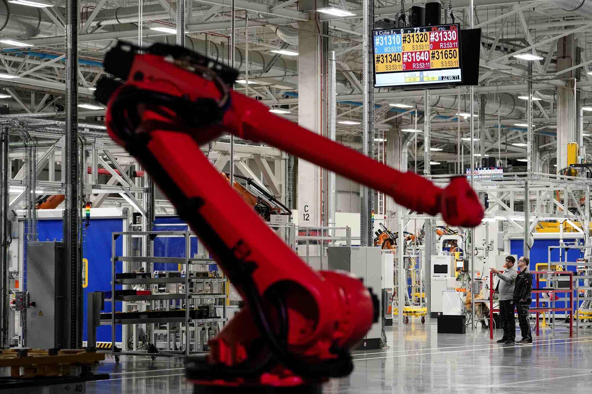L'usine de batteries pour vehicules electriques mercedes-benz a woodstock