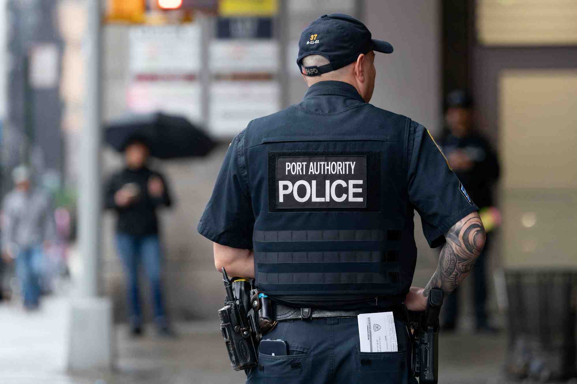 Un officier de police americain