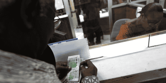 Guichet banque argent Côte d'Ivoire