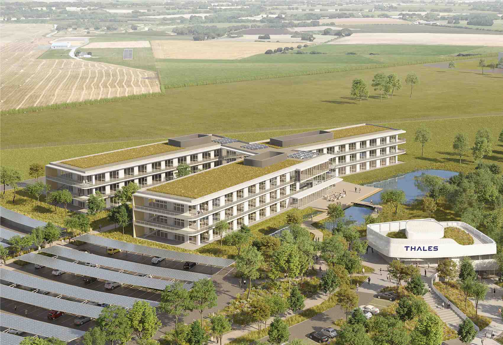 C'est dans le Maine-et-Loire que sort de terre le nouveau centre R&D de Thales.