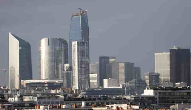 Le quartier d'affaires de la Défense à Paris.