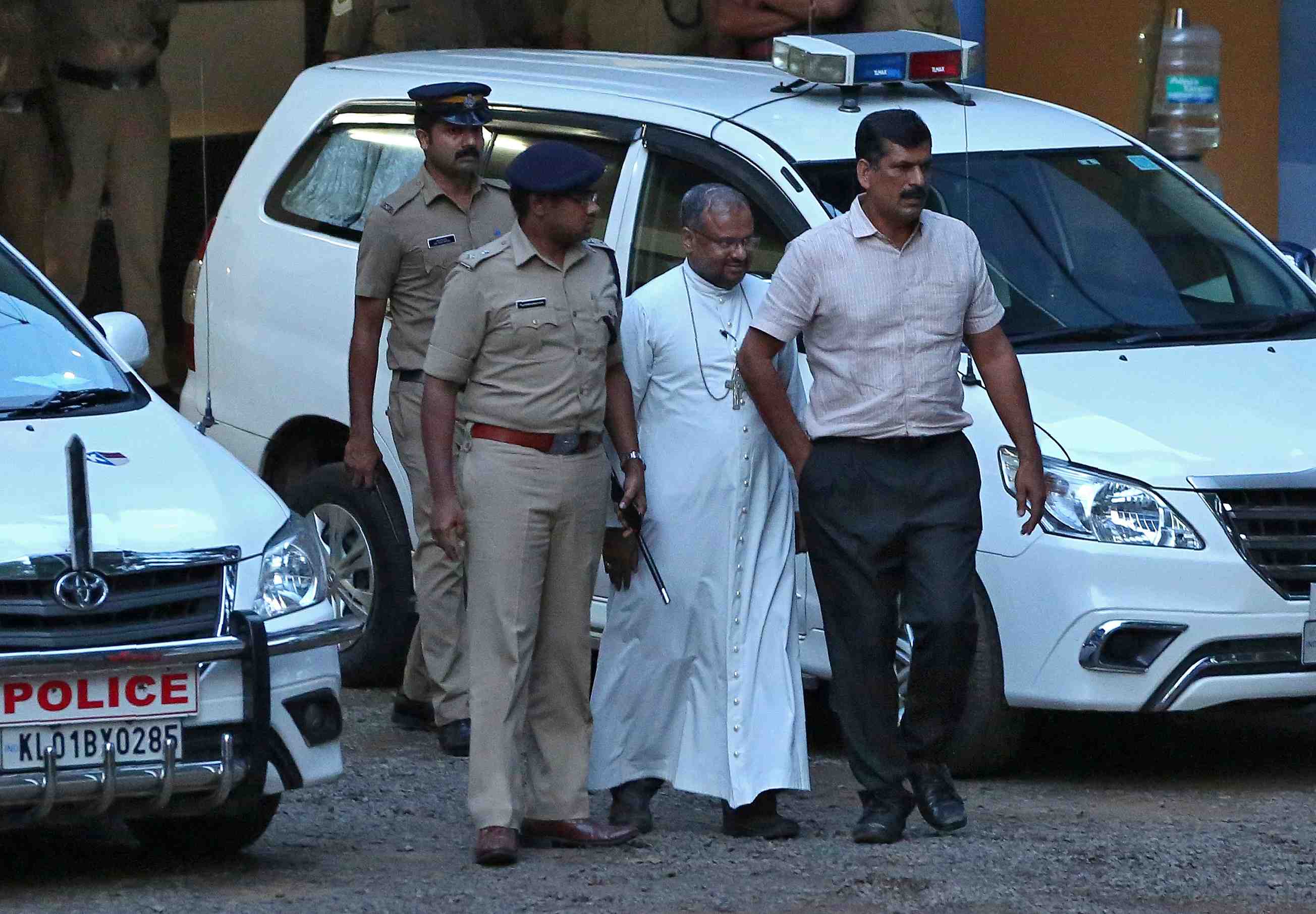 Inde: la police du kerala arrete un eveque accuse de viol