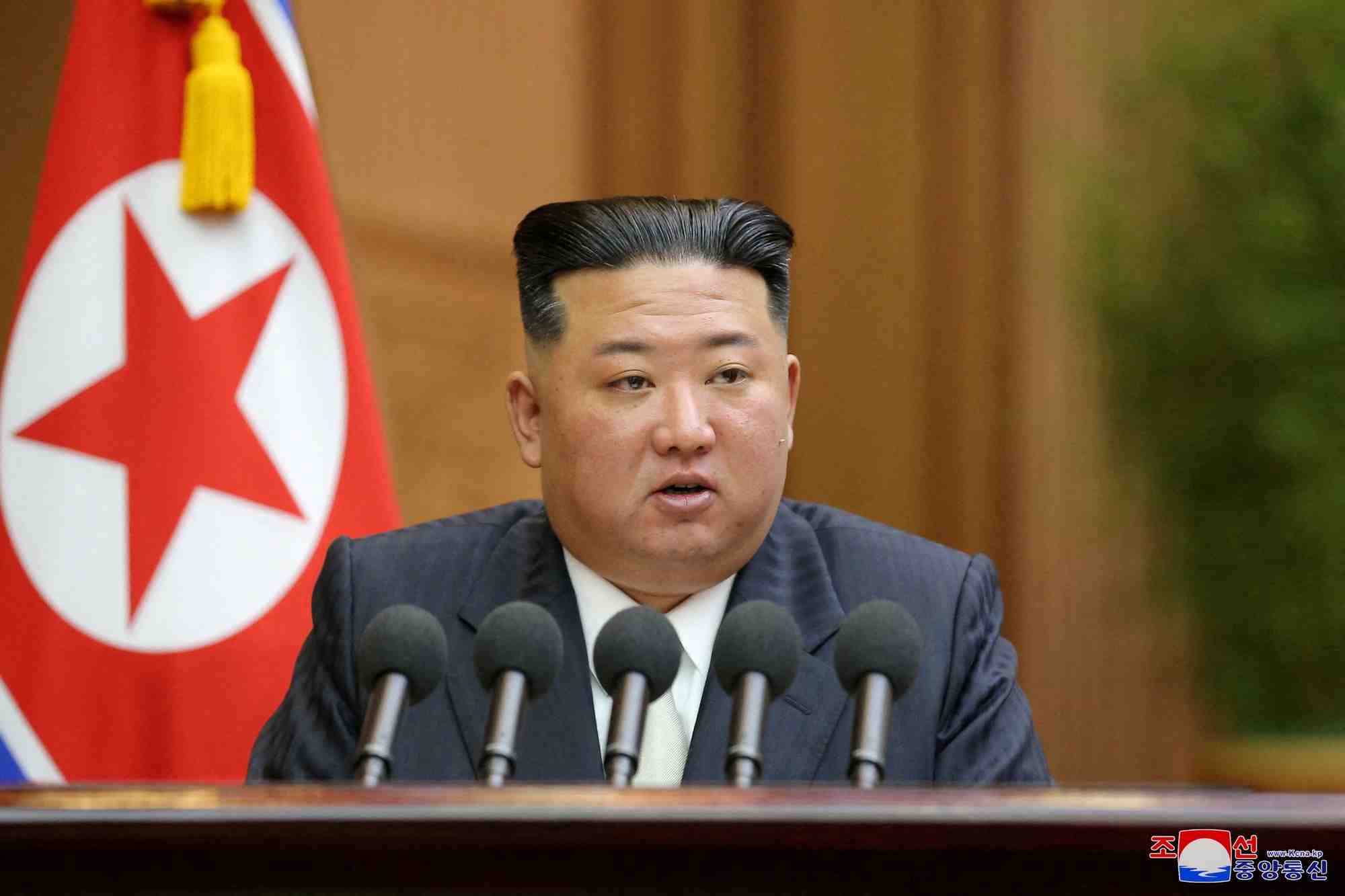 Photo d'archives du leader nord-coreen kim jong-un