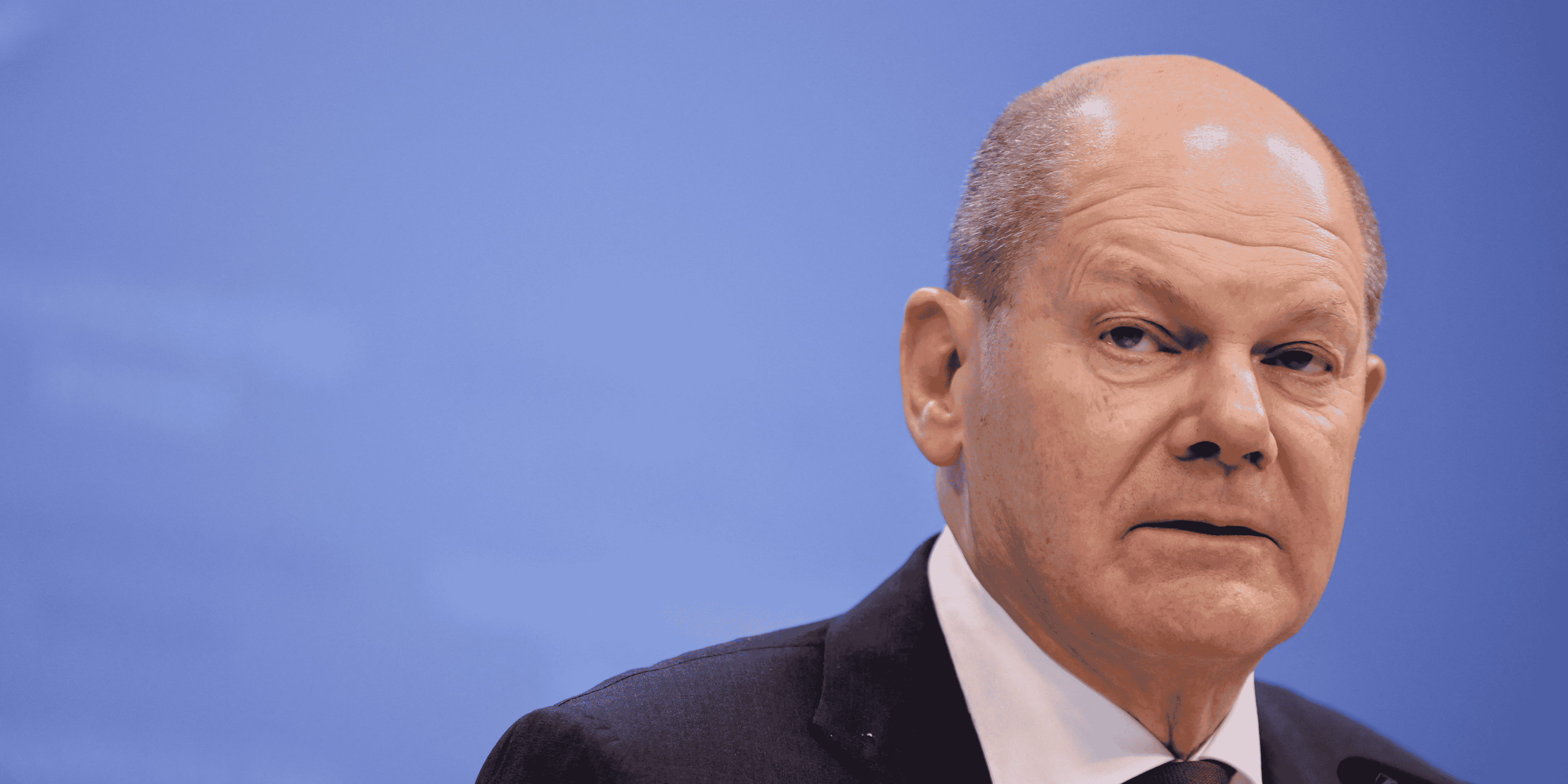 Le chancelier allemand olaf scholz a bruxelles