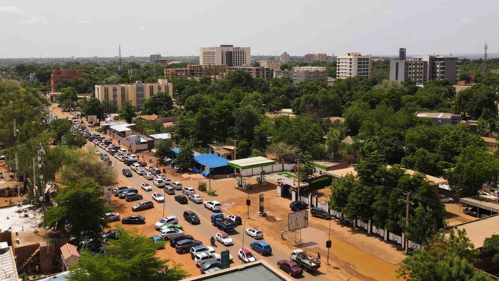 Vue de niamey, capitale du niger
