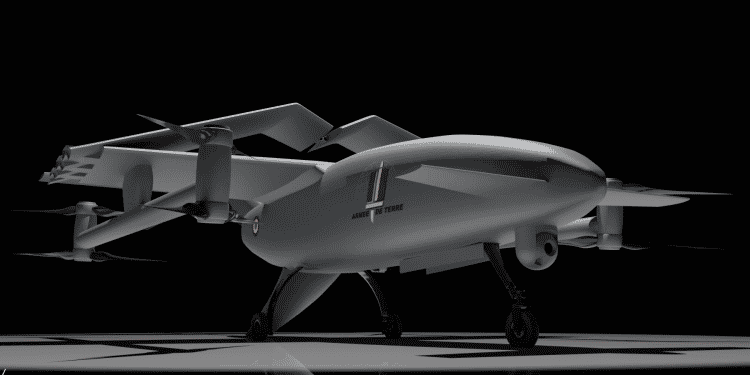 Le drone cargo hybride sera capable de transporter 150 kg sur une distance pouvant aller jusqu'à 800 km.