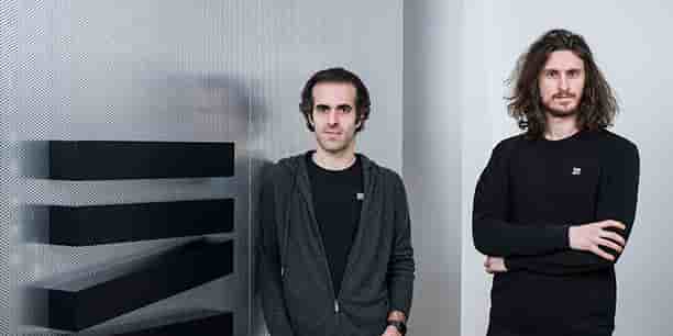 Ismaël Emelien et Paul Dupuy, fondateurs de Zoï, à Paris le 14 décembre.