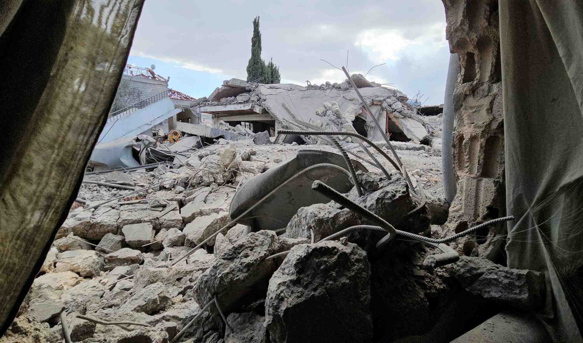 Consequences des frappes israeliennes sur la vallee de la bekaa au liban