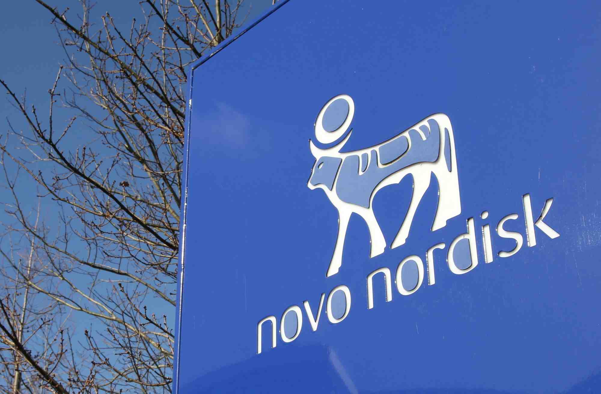 Le logo de novo nordisk au bureau de l'entreprise a bagsvaerd