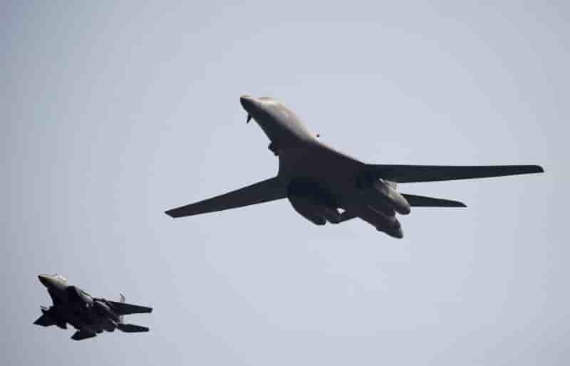 Deux bombardiers americains ont survole la peninsule coreenne