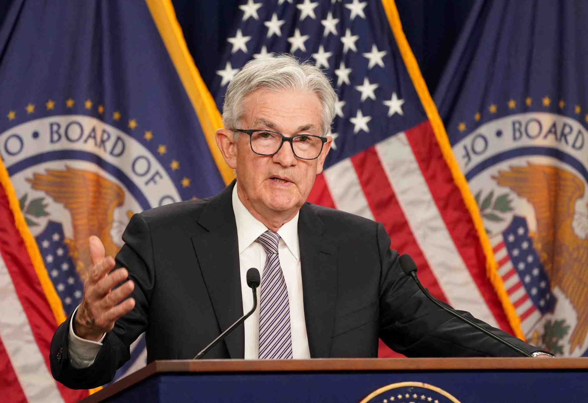 Photo d'archives du president de la reserve federale americaine, jerome powell