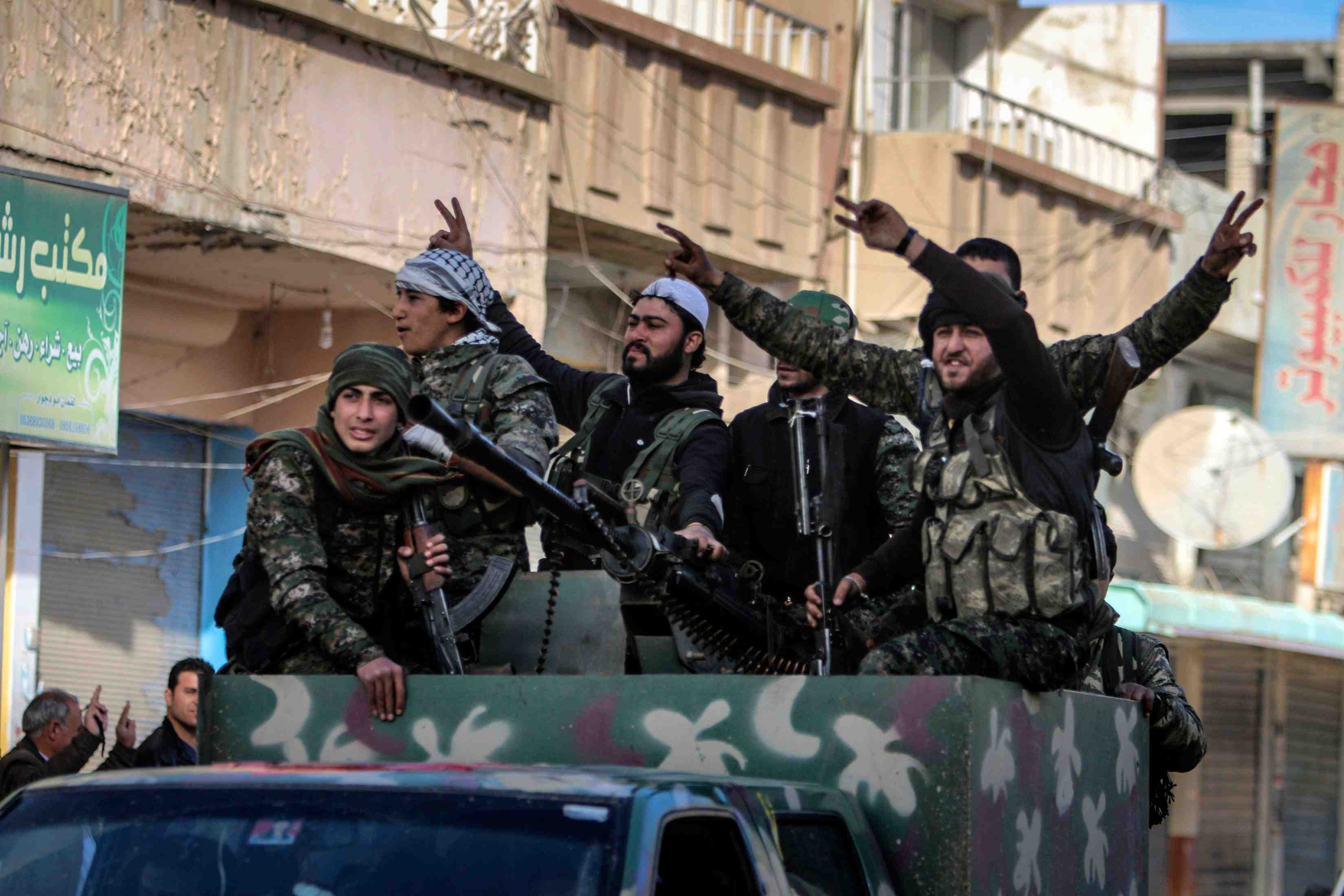 Les forces kurdes reprennent a l’ei la ville strategique de tel hamis, en syrie