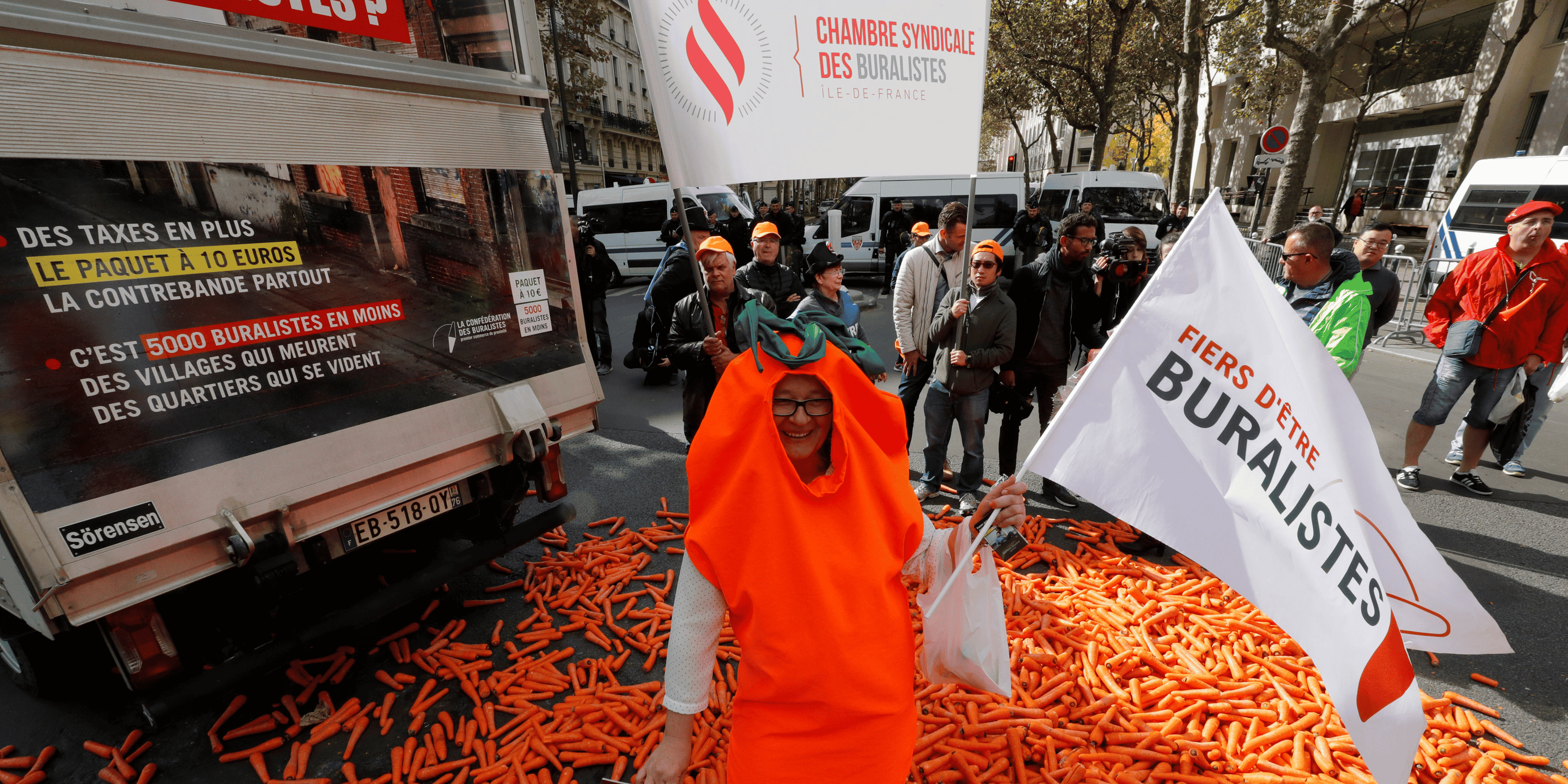 Buralistes en colere