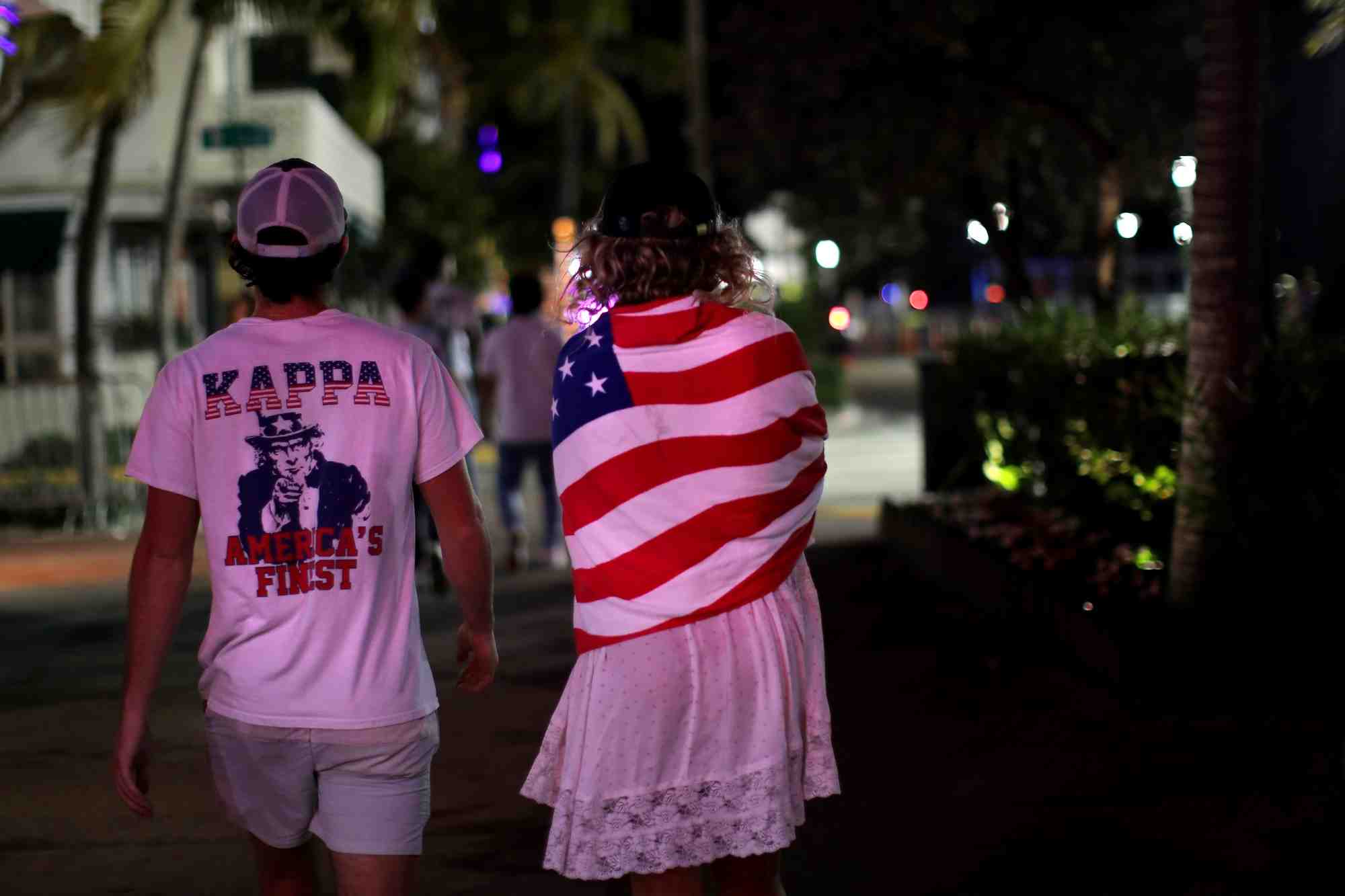 Des passants a miami