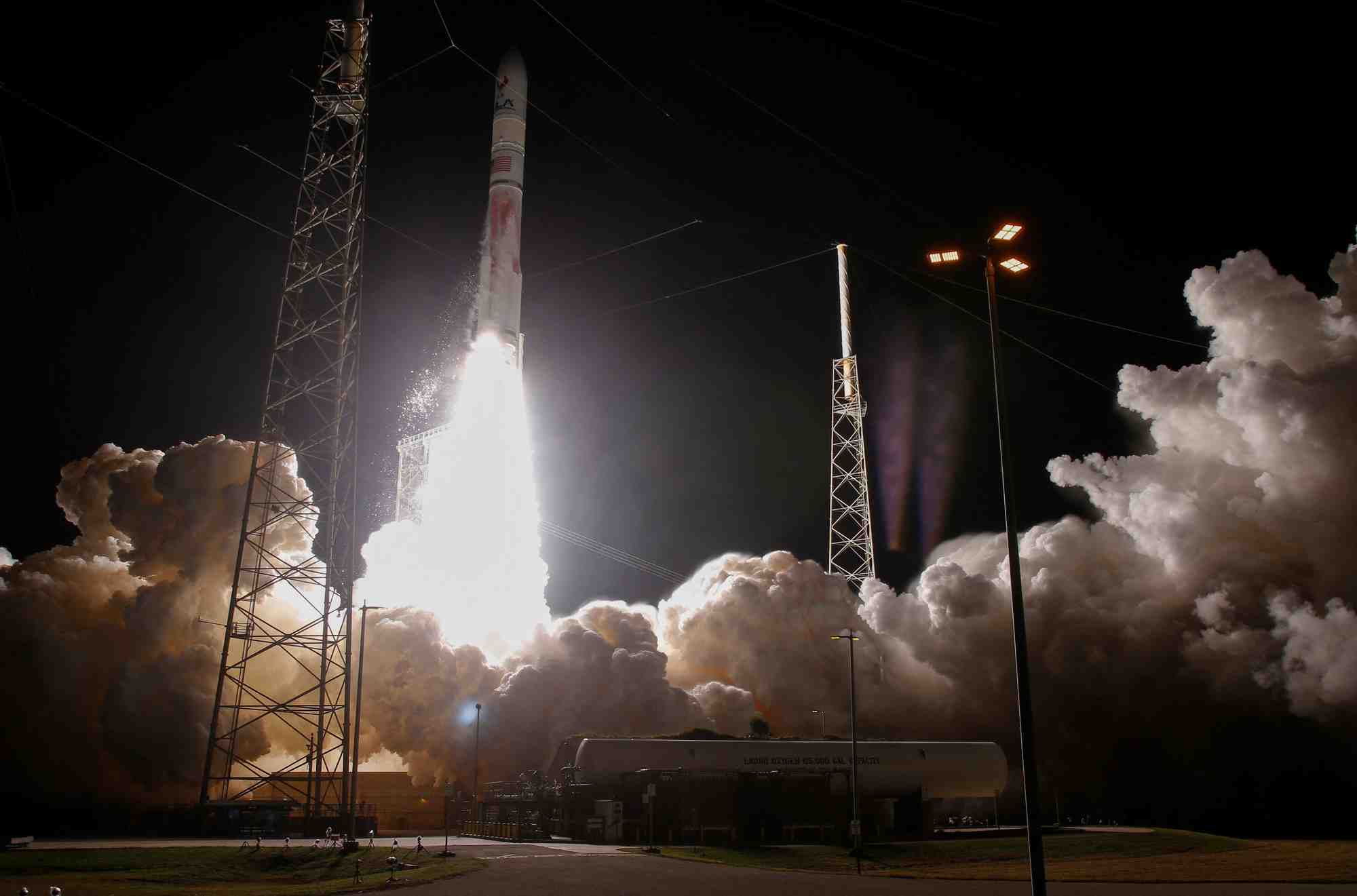 L'alunisseur a décollé de Floride avant l'aube hier, à bord de la nouvelle fusée Vulcan Centaur du groupe ULA, qui regroupe Boeing et Lockheed Martin.