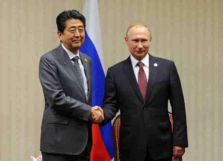 Un traite de paix avec la russie est "en vue", selon shinzo abe
