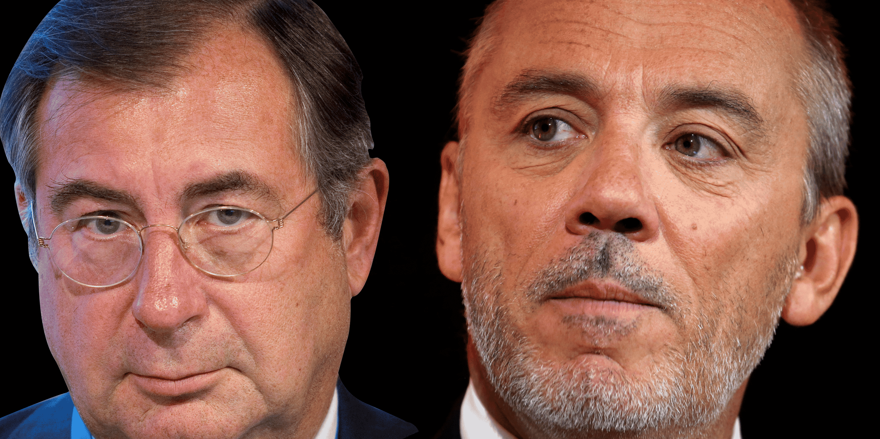 Martin Bouygues et Stéphane Richard