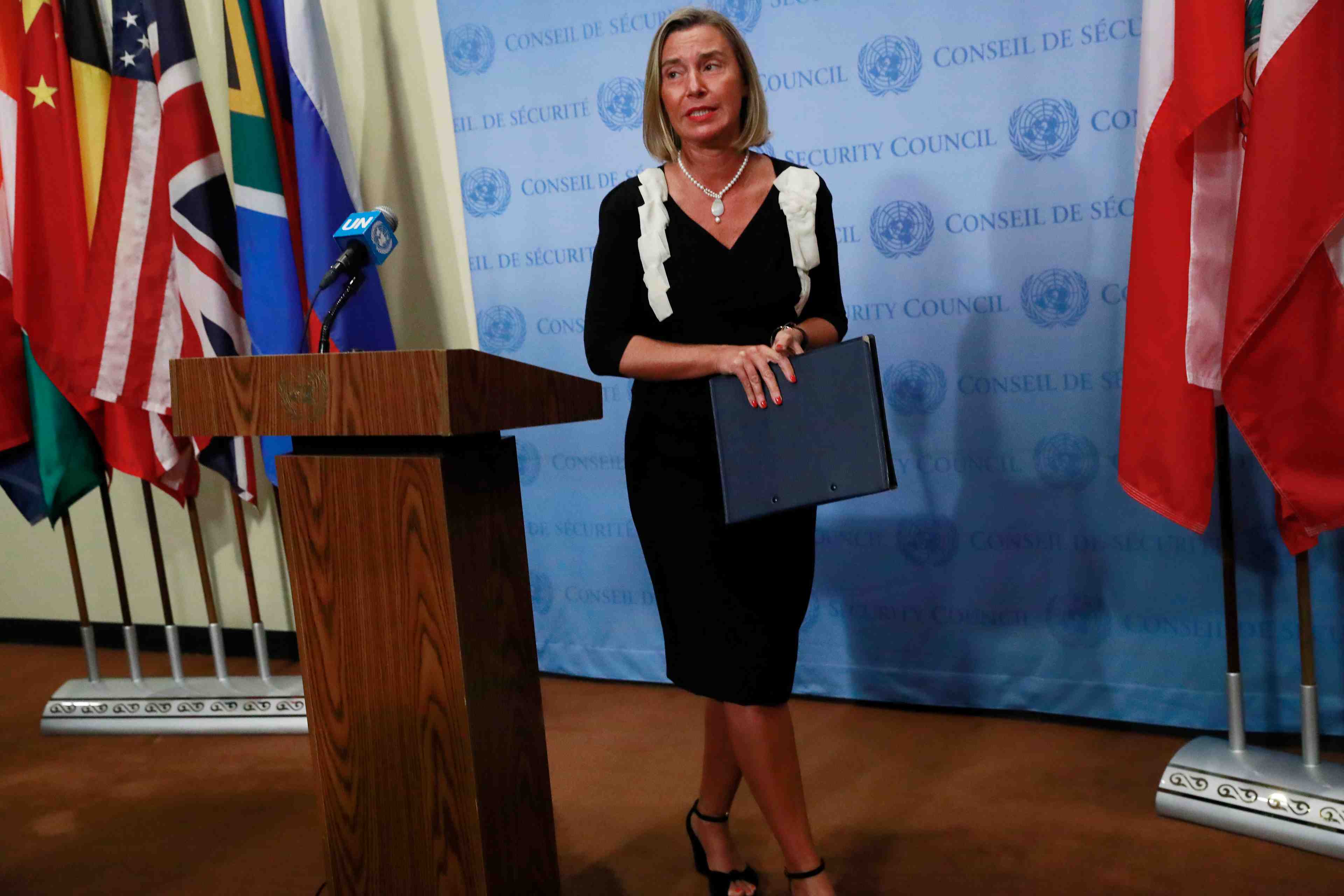 Iran: "de plus en plus difficile" de sauver l'accord de vienne, selon mogherini