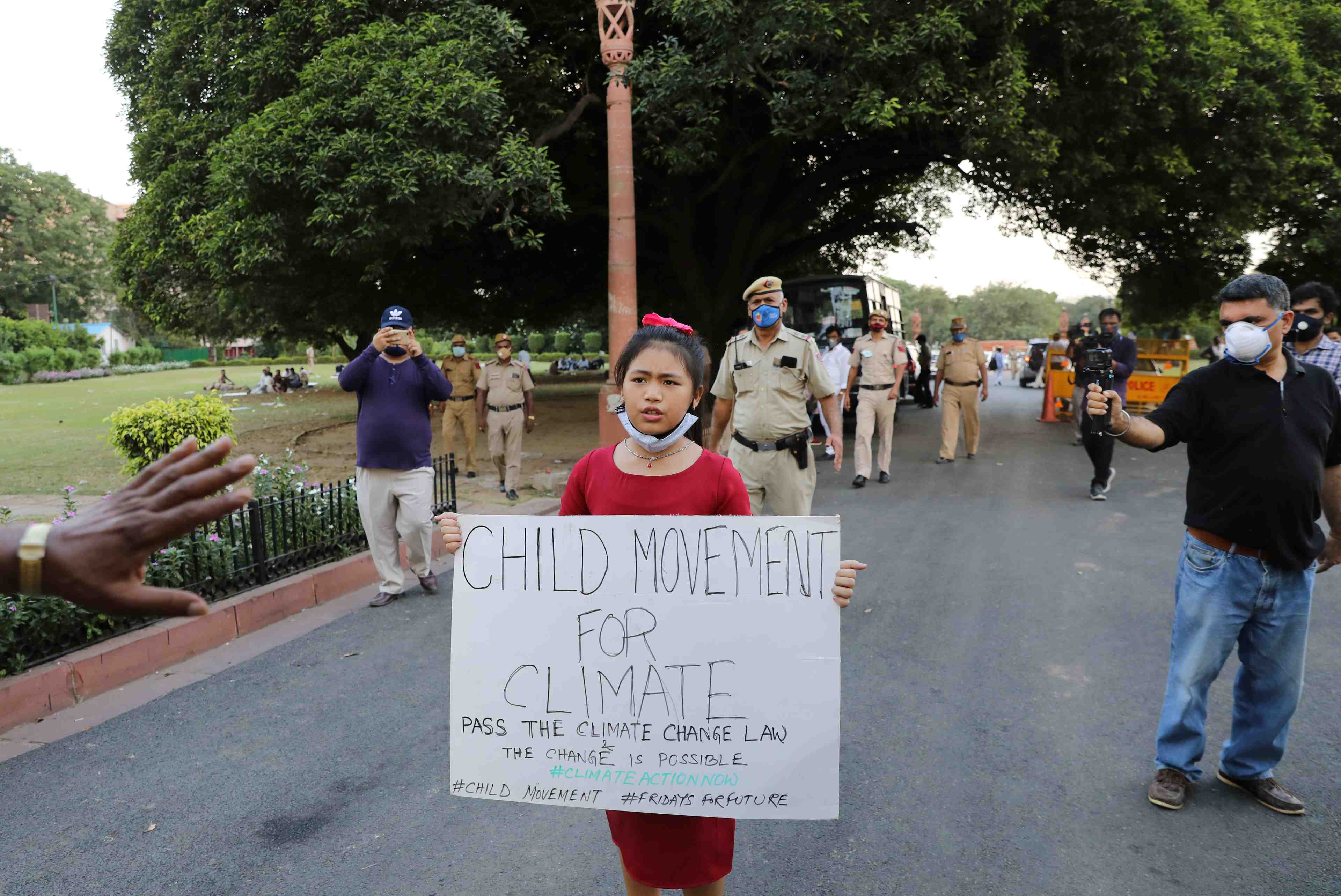 Une petite indienne de 8 ans porte la question climatique dans son pays