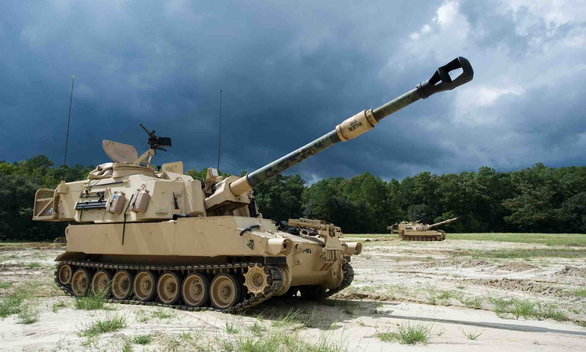 char M109A6, Canon automoteur de 155 millimètres