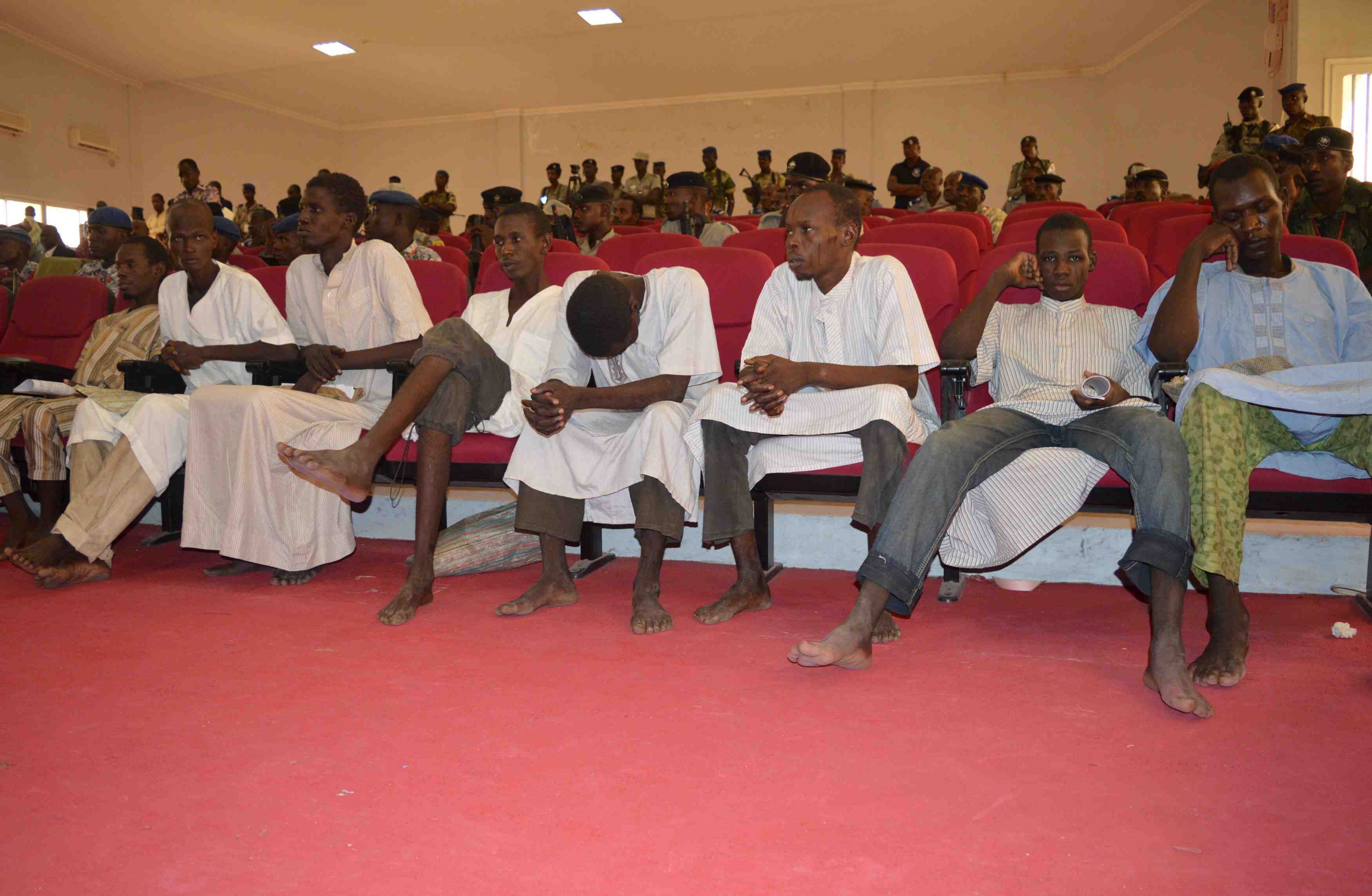 Dix membres de boko haram condamnes a mort au tchad