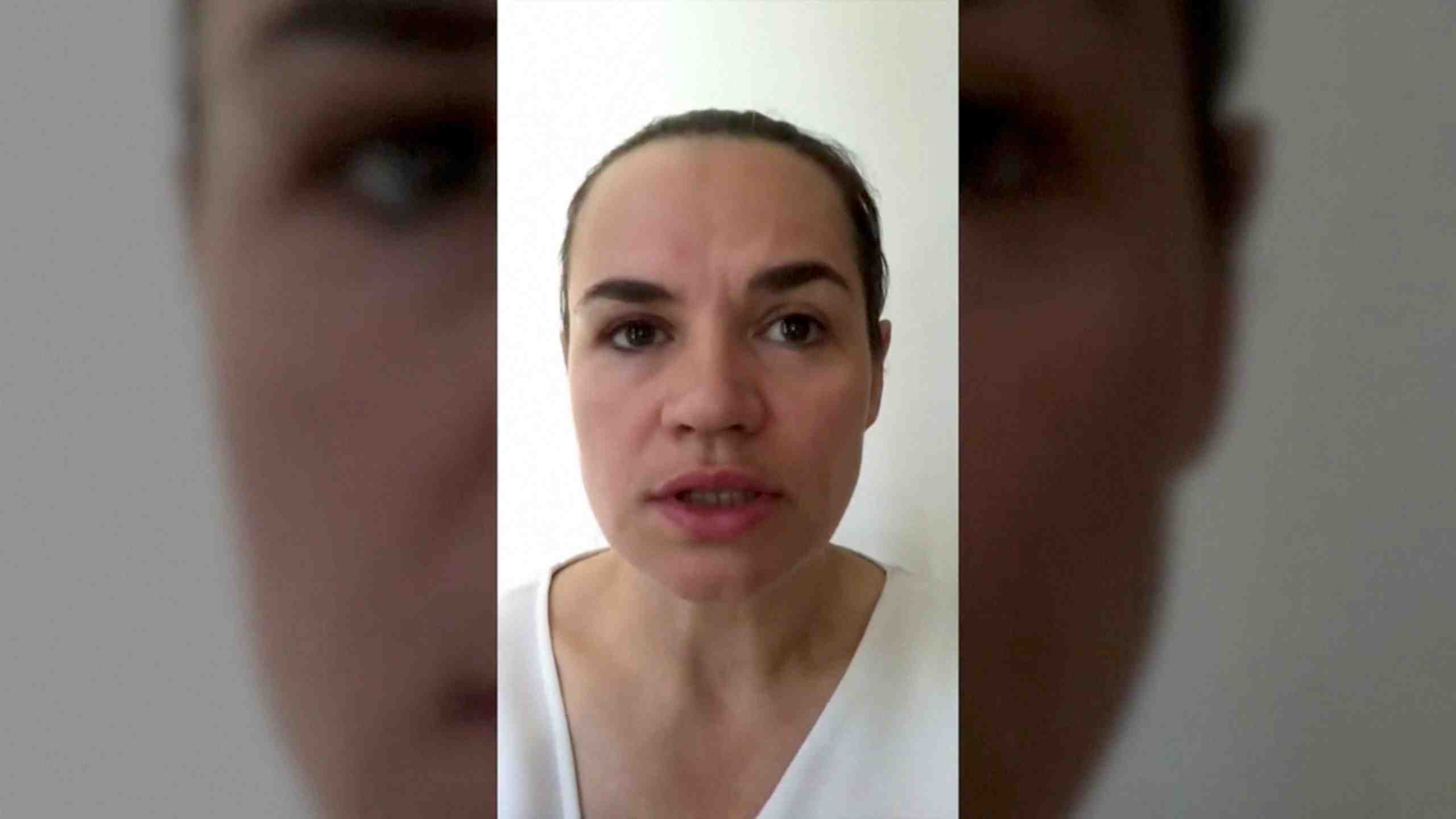 Bielorussie : tikhanoskaia appelle a manifester pour un nouveau depouillement