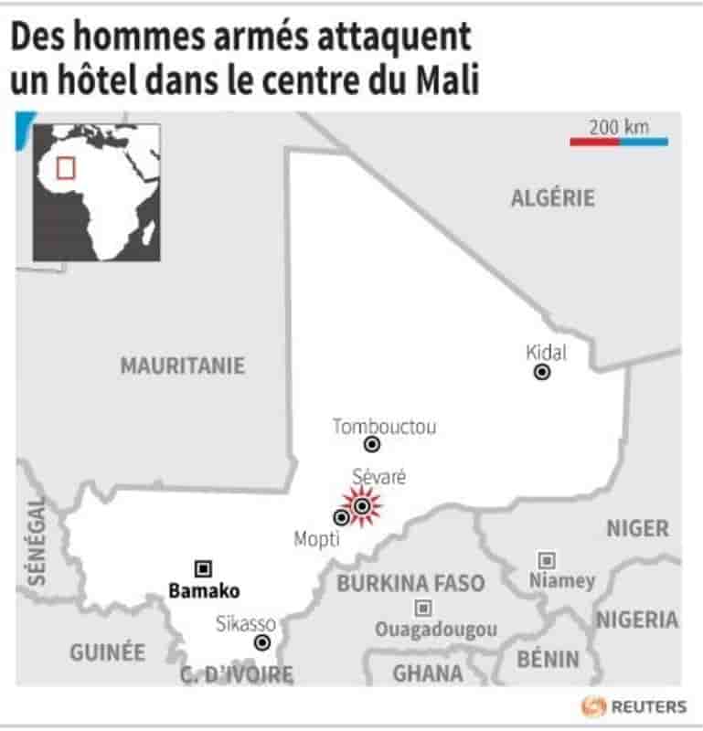 Des hommes armes attaquent un hotel dans le centre du mali