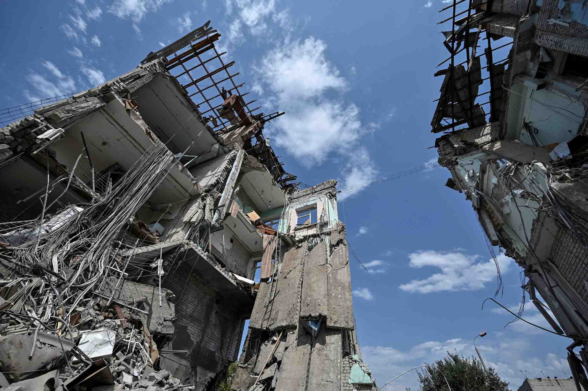 Consequences de la frappe militaire russe a orikhiv