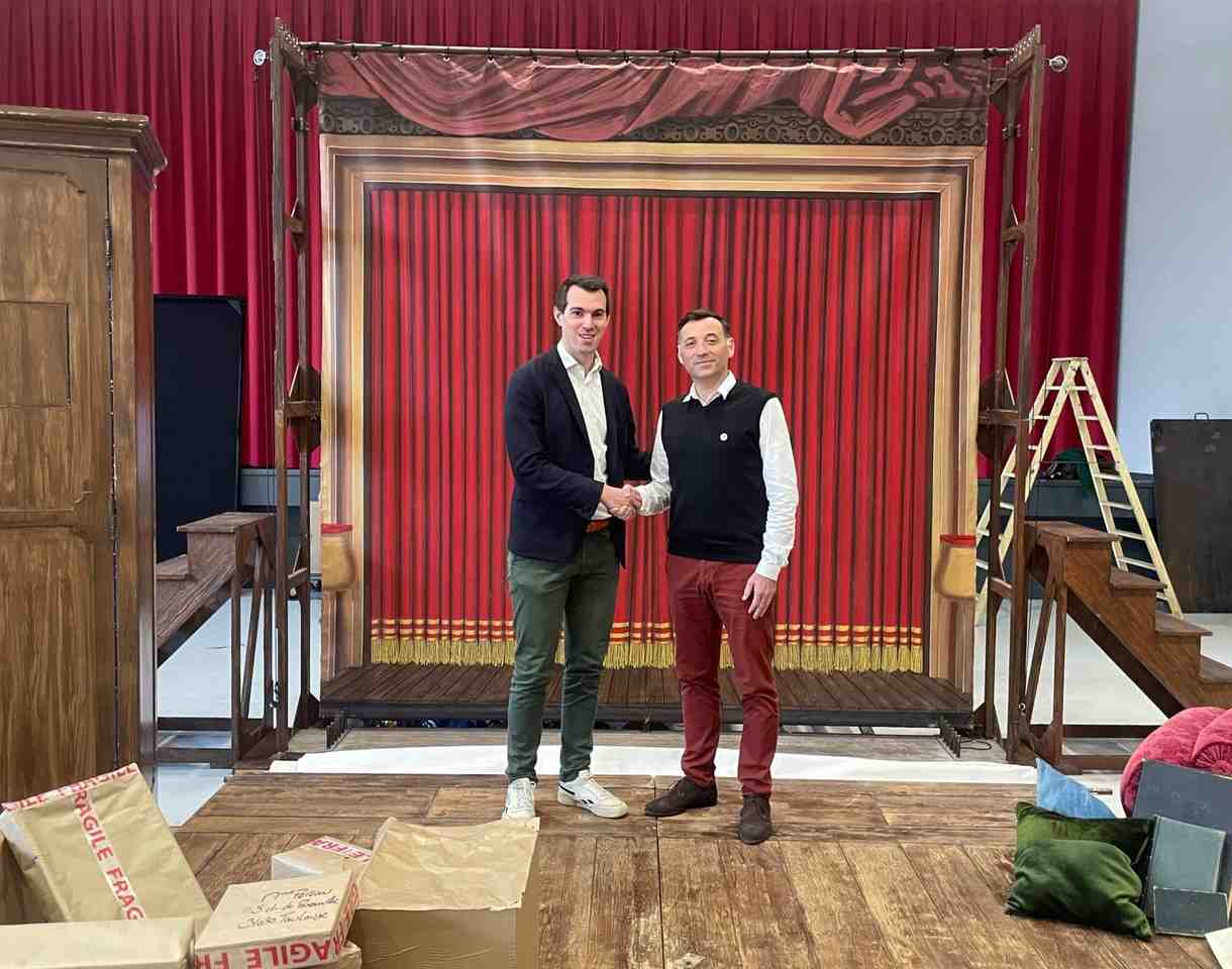 Sylvain Panas, directeur régional Occitanie de TotalEnergies et Vincent Lauga, délégué général d’Aïda